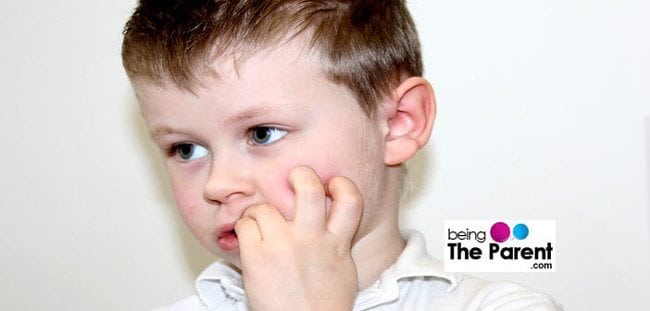 Boy Biting Nails